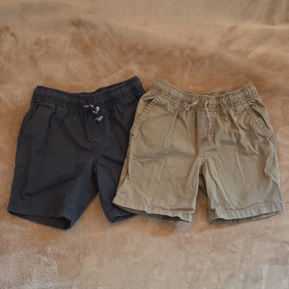 Kids' Black and Tan Shorts Set